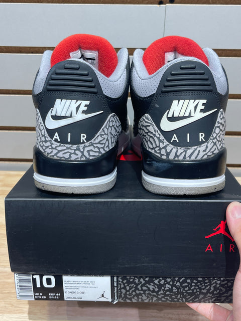 Jordan 3 Retro Black Cement (2018) Sz 10