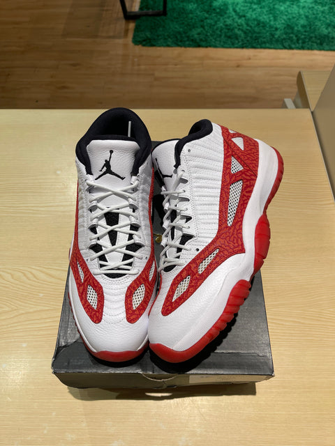 Jordan 11 Retro Low IE White Gym Red