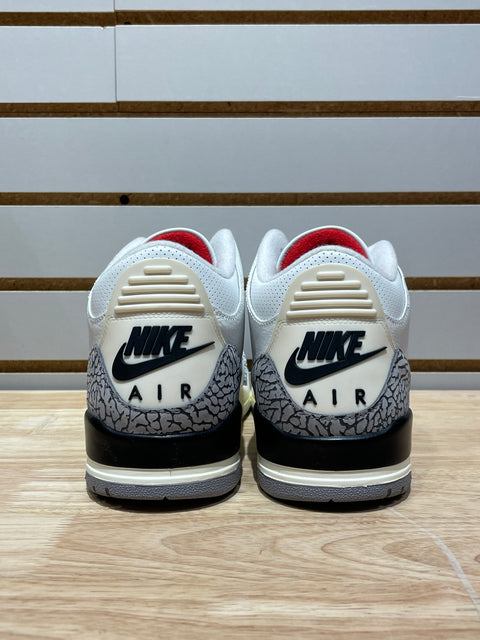 Jordan 3 Retro White Cement Reimagined Sz 11.5