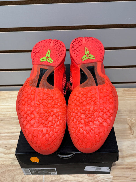 Nike Kobe 6 Protro Reverse Grinch Sz 10.5M
