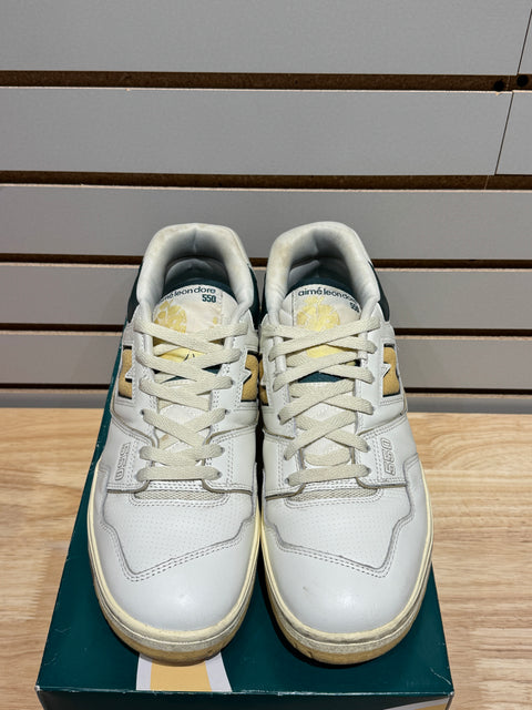 New Balance 550 Aime Leon Dore Natural Green Sz 11