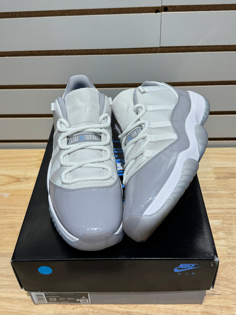 Jordan 11 Retro Low Cement Grey Sz 13