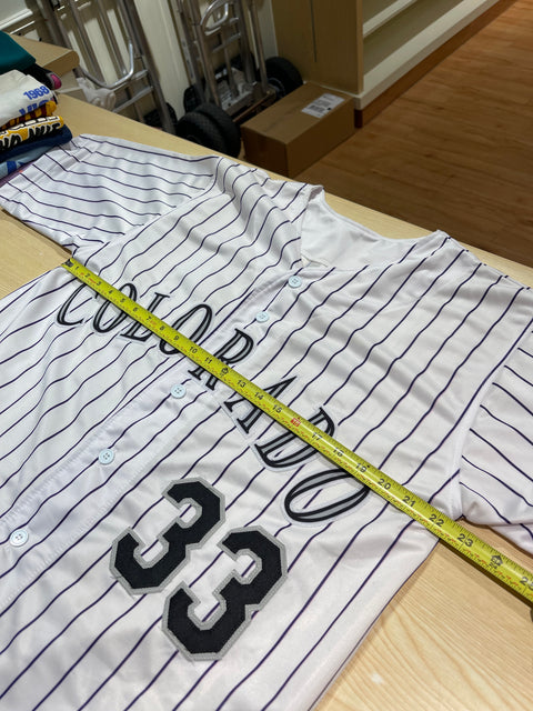 Vintage Colorado Rockies *SIGNED VERIFIED AUTHENTIC* Larry Walker Jersey