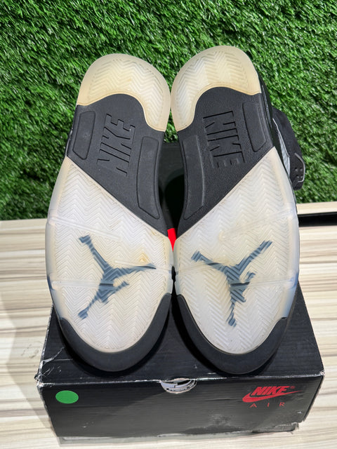 Jordan 5 Retro OG Black Metallic Reimagined Sz 8M