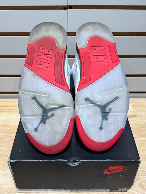 Jordan 5 Retro Fire Red Black Tongue (2025) Sz 11.5