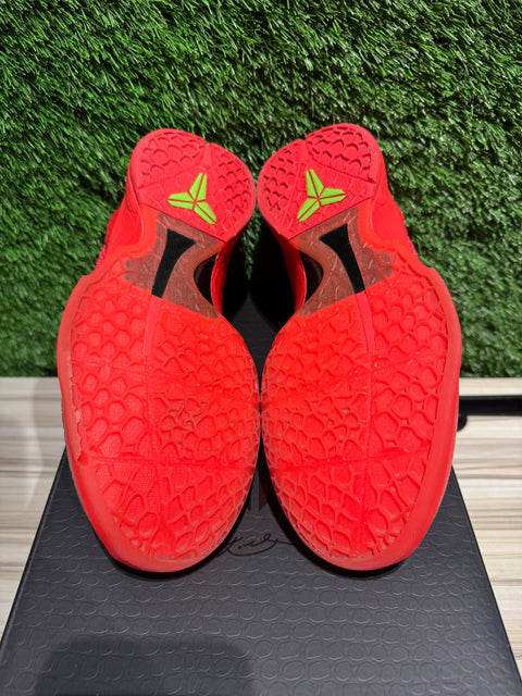 Nike Kobe 6 Protro Reverse Grinch Sz 7.5M/9W