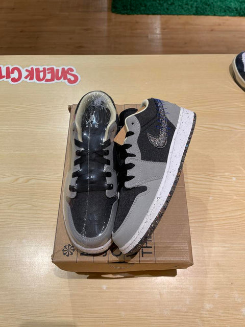 Jordan 1 Low SE Crater Grey Black (GS) Sz 6Y/7.5W