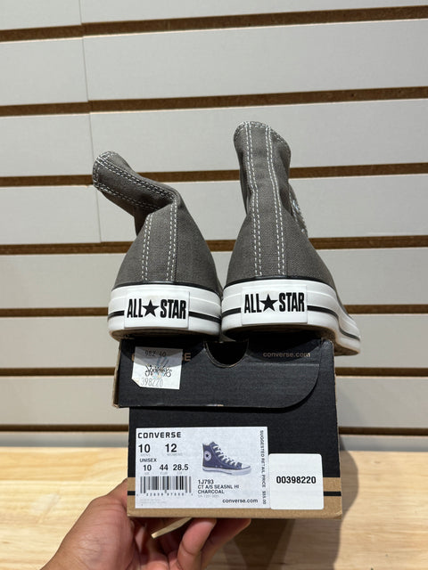 Converse Chuck Taylor All Star Seasonal Hi Charcoal Sz 10