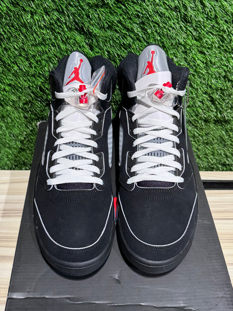 Jordan 5 Retro OG Black Metallic Reimagined Sz 12M