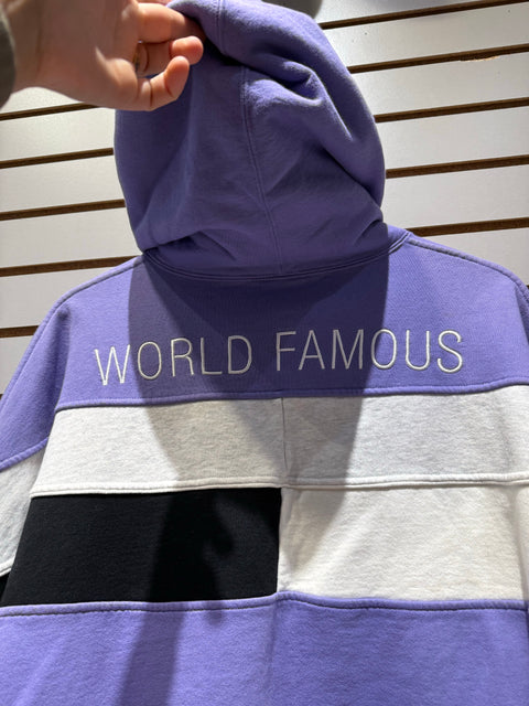 Supreme Milan Hooded Sweatshirt Light Violet Sz Small