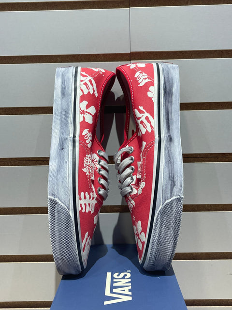Vans Premium Authentic Archive Aloha Red White Sz 8.5