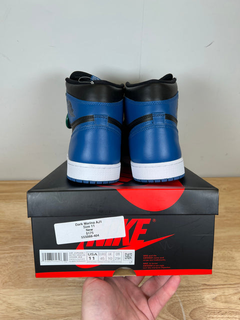 Jordan 1 Crib Bootie Dark Marina Blue (I)