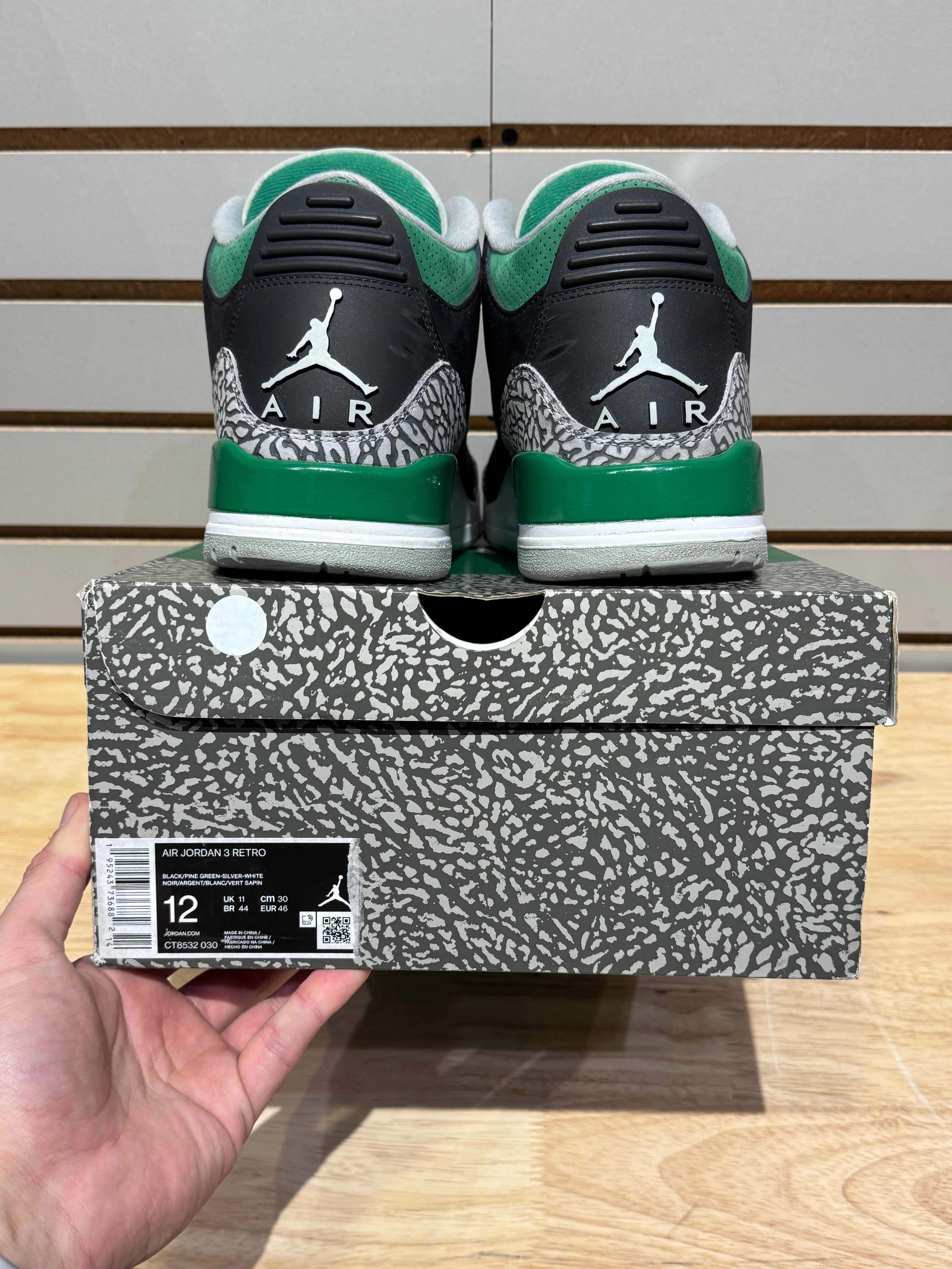 Jordan 3 Retro Pine Green Sz 12 – Sneak City