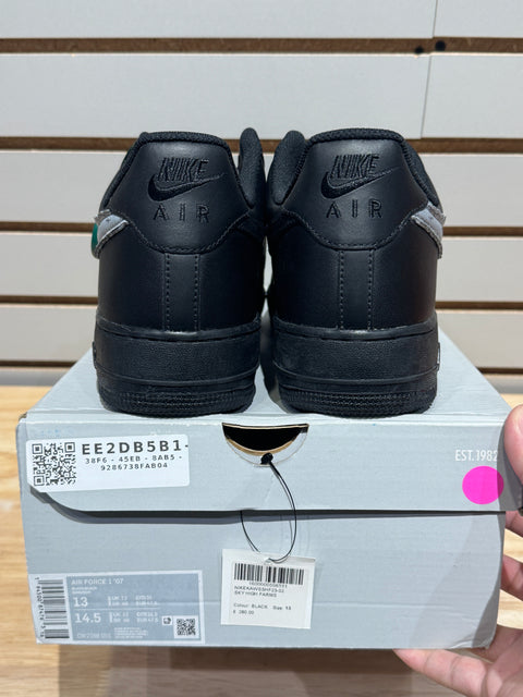 Nike Air Force 1 Low '07 Black (KAWS Sky High Farm Workwear Edition) Sz 13