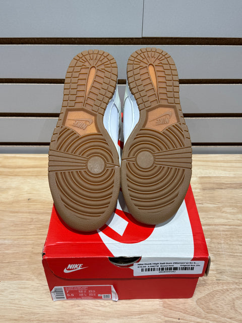Nike Dunk High Sail Gum (Women's) Sz 5.5Y/7W