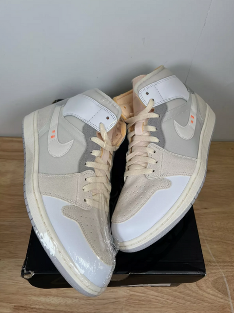 Jordan 1 Mid SE Craft Inside Out White Grey