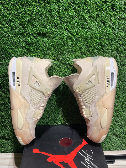 Jordan 4 Retro Off-White Sail (Women's) Sz 7.5M