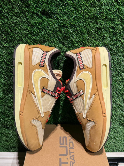 Nike Air Max 1 Travis Scott Cactus Jack Wheat Lemon Drop Sz 12M