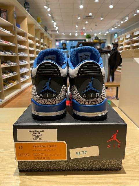 Jordan 3 Retro Sport Blue