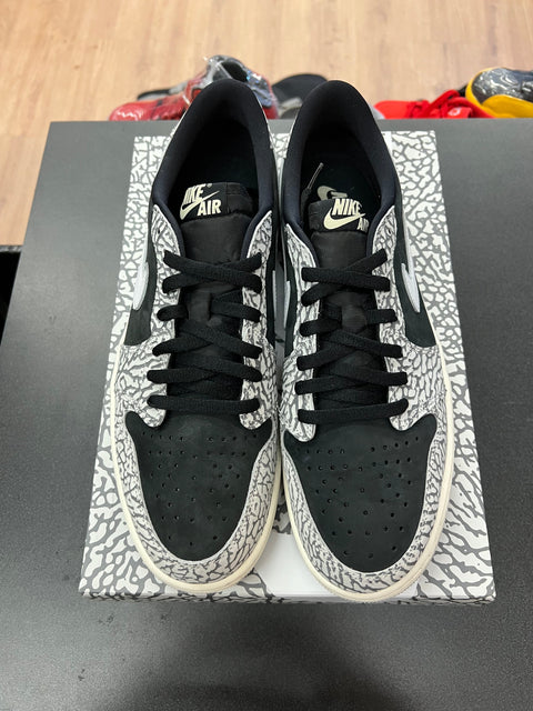 Black Cement Air Jordan 1 Low