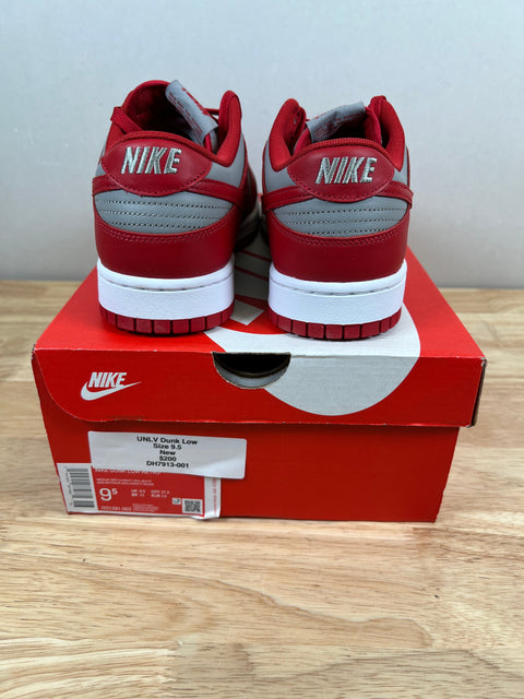 Nike Dunk Low Retro Medium Grey Varsity Red UNLV (2021)