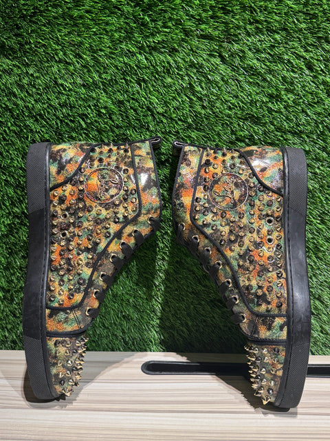 Christian Loubouton Louis Orlato Mens Flat Multi / Multi Metal Sz EU42 / 9M