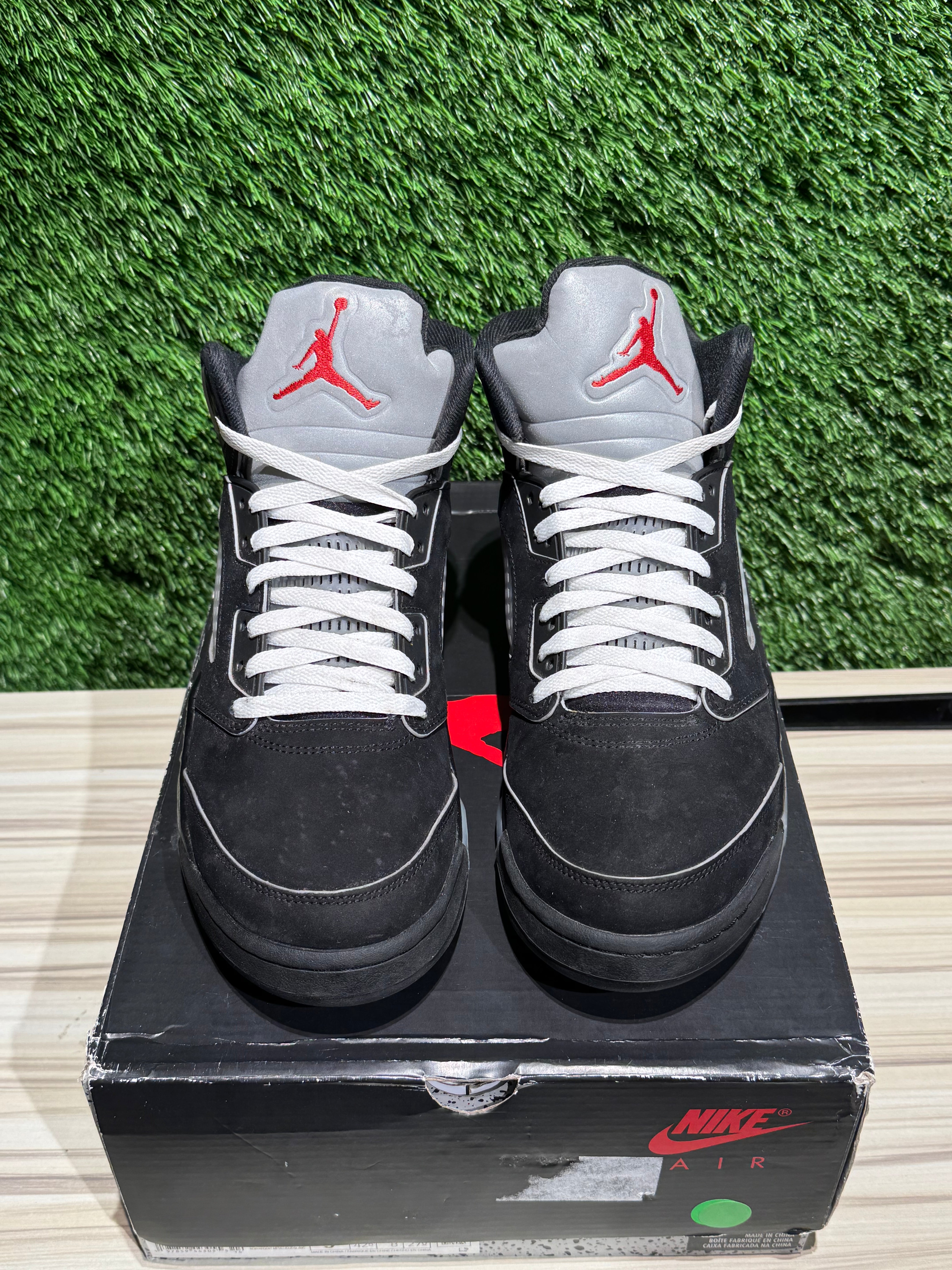 Jordan 5 Retro OG Black Metallic Reimagined Sz 9M – Sneak City