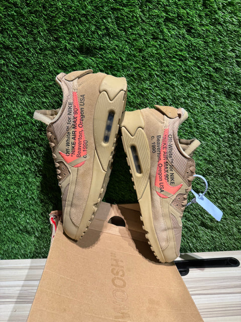 Nike Air Max 90 Off-White Desert Ore Sz 11.5M