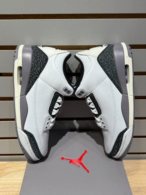 Jordan 3 Retro Cement Grey Sz 10.5