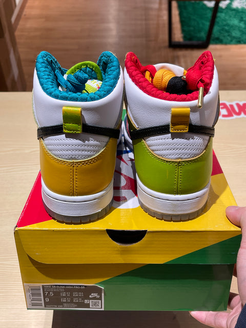 Nike SB Dunk High Pro froSkate All Love Sz 7.5M/9W