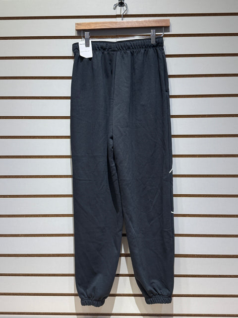Kid's Nike Big Swoosh Oversized Black Sweatpants Sz L