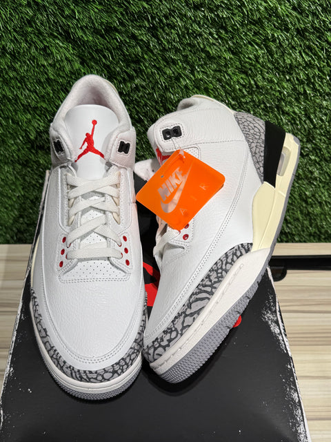 Jordan 3 Retro White Cement Reimagined Sz 12M