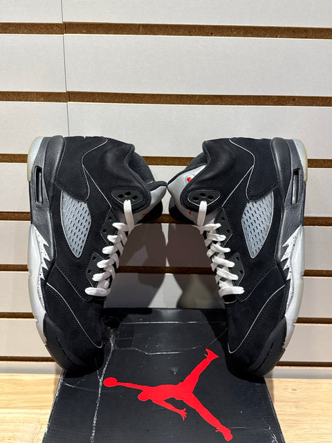 Jordan 5 Retro OG Black Metallic Reimagined (GS) Sz 7Y