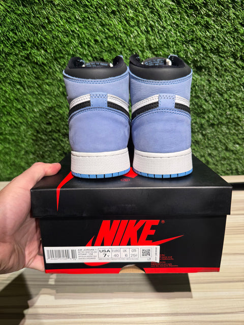 Jordan 1 Retro High OG University Blue (GS) Sz 7Y