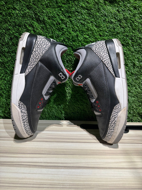 Jordan 3 Retro Black Cement (2018) Sz 10.5M