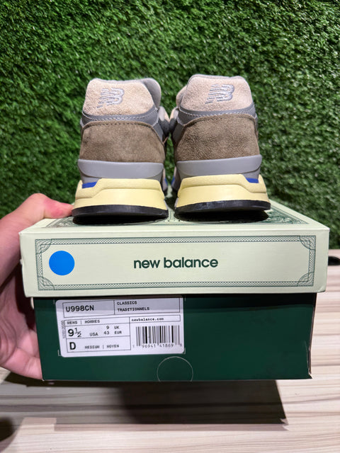 New Balance 998 MiUSA Concepts C-Note 10th Anniversary (2023) Sz 9.5M.