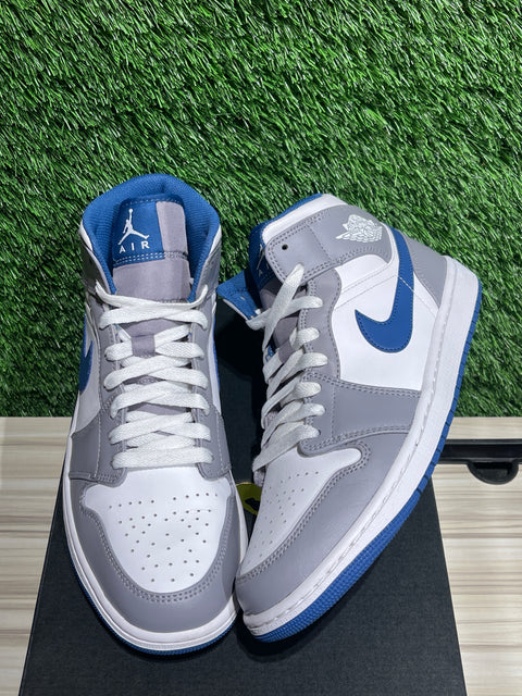 Jordan 1 Mid True Blue Sz 10