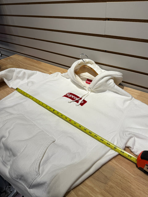 Supreme Box Logo Hooded Sweatshirt (FW21) White Sz L