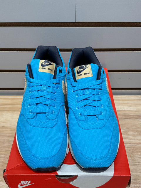 Nike Air Max 1 Corduroy Baltic Blue Sz 10.5