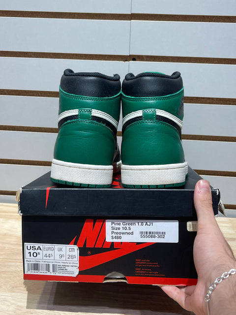 Jordan 1 Retro High Pine Green Sz 10.5