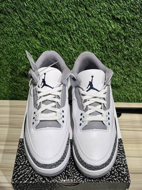 Jordan 3 Retro Midnight Navy Sz 9M