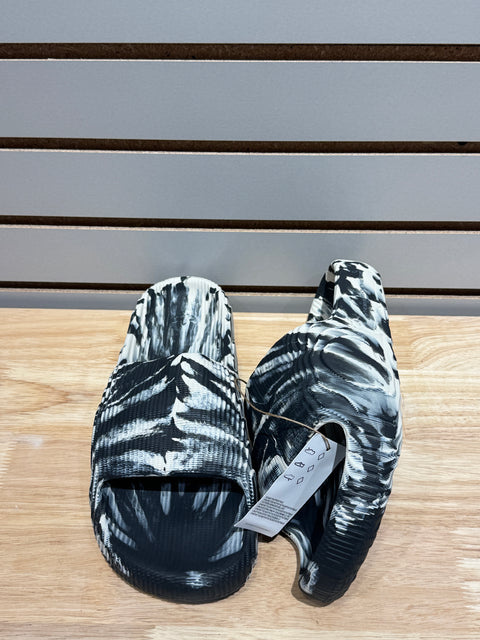 adidas Adilette 22 Slides Carbon Aluminum Sz 10