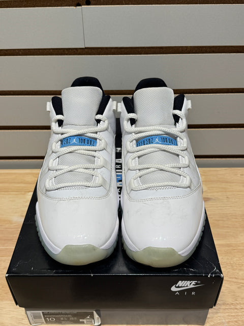 Jordan 11 Retro Low Legend Blue Sz 10
