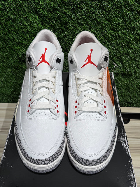Jordan 3 Retro White Cement Reimagined Sz 12M