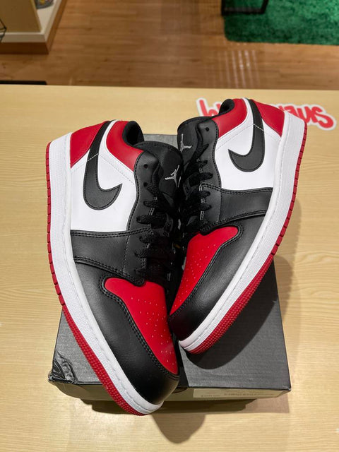 Jordan 1 Low Bred Toe S 13