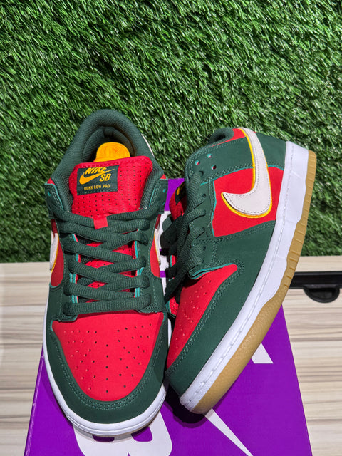 Nike SB Dunk Low Pro PRM Seattle Supersonics Sz 9M
