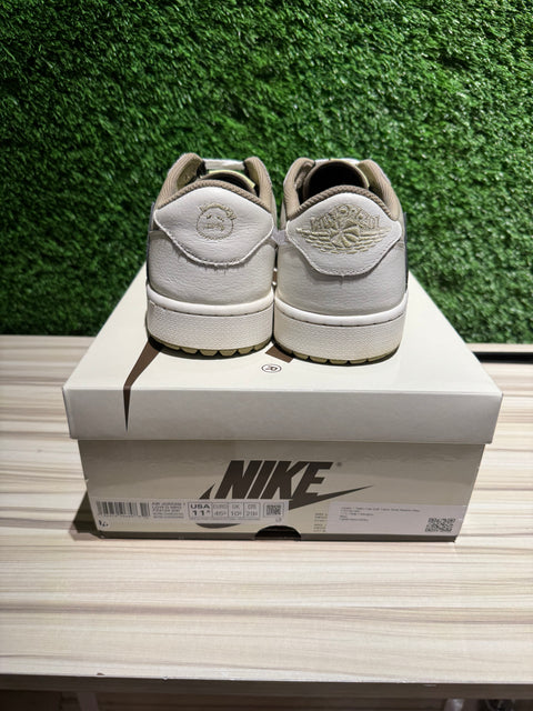 Jordan 1 Retro Low Golf Travis Scott Neutral Olive Sz 11.5M
