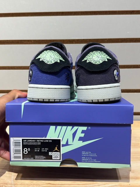 Jordan 1 Retro Low OG Zion Williamson Voodoo Alternate Sz 8.5M