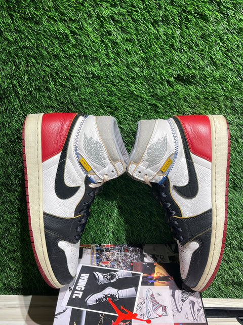 Jordan 1 Retro High Union Los Angeles Black Toe Sz 10