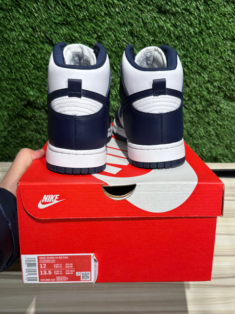 Nike Dunk High Championship Navy Sz 12M